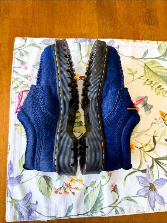 Dr. Martens x Awake Lowell Hair-On Moc Toe Navy US‎ 7 EUC